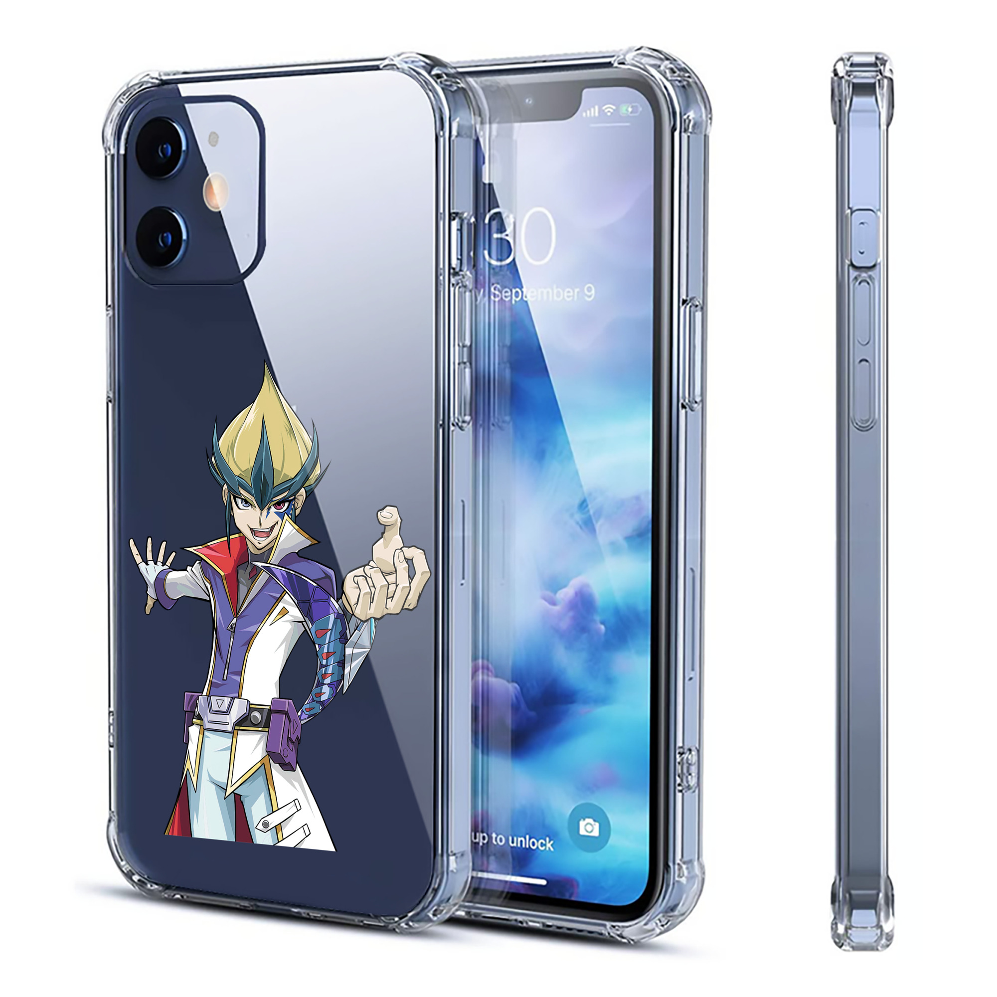 （画像用） 遊☆戯☆王 Yu-Gi-Oh! 【iPhone 12シリーズ対応】透明スマホケース（クリアソフトケース）